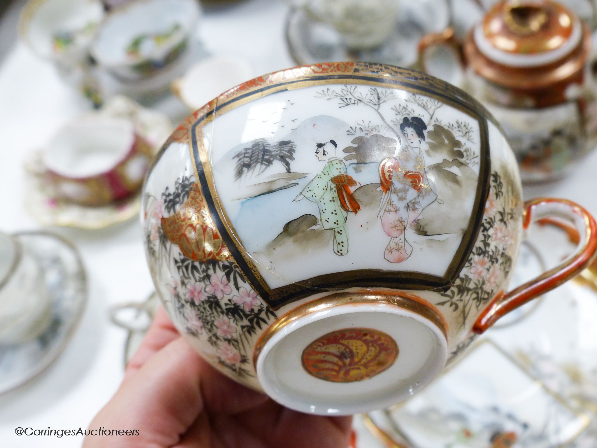A pair of Royal Doulton vases, a Carltonware jug and other Worcester, Rosenthal and mixed ceramics